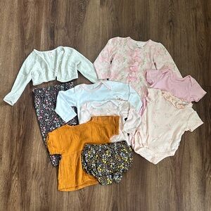 Baby Girl Clothes Bundle, Size 6-9M